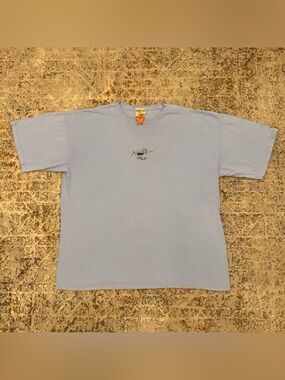 Vintage Piraña Joe Antigua Graphic Tee Blue Mens XXL